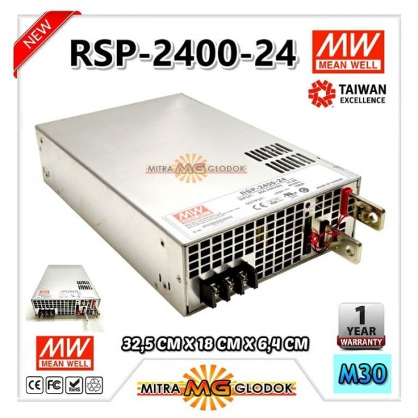 Power Supply Trafo Meanwell RSP-2400-24 DC 24V 100A 2400W | Mean Well Power Supply Trafo Meanwell RSP-2400-24 DC 24V 100A 2400W | Mean Well